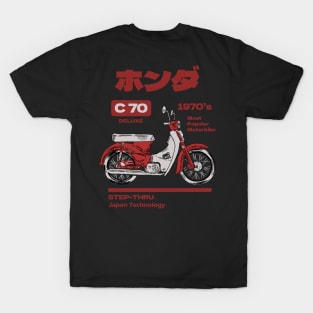 Honda C70 Dark Edition T-Shirt